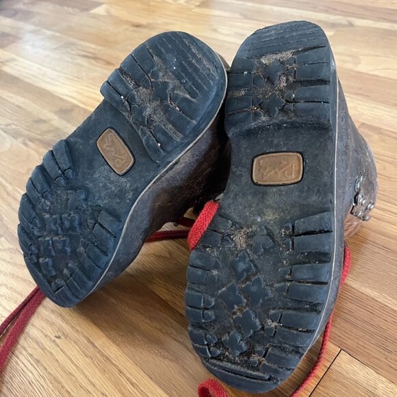 PMS Stellina Brown Leather Mountaineering Hiking Italian Boots - Men's 6.5 - Picture 10 of 12